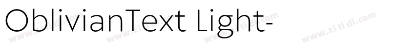 OblivianText Light字体转换 OblivianText Light字体转换